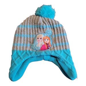 Frozen Elsa and Anna Cold Weather Tossel Cap GUC
